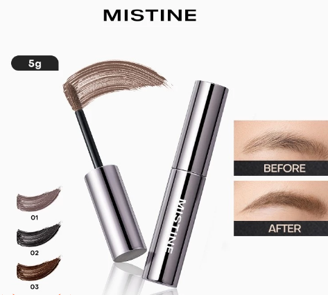 Sương mù chân mày Mistine 5g – Định hình lông mày tự nhiên, lâu trôi, chống lem